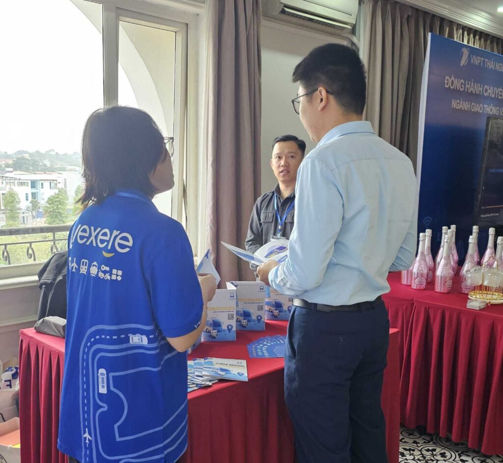 Phần mềm nhà xe Vexere tham gia Đại hội Hiệp hội Vận tải Thái Nguyên 2025–2030, tư vấn giải pháp chuyển đổi số giúp nhà xe quản lý hiệu quả và tăng năng lực cạnh tranh.